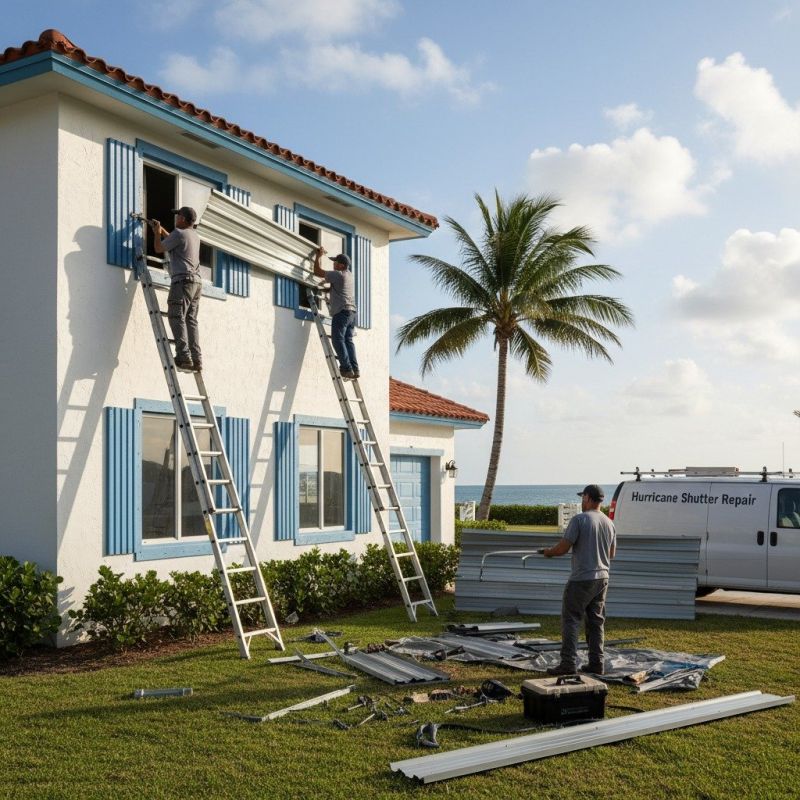 Local Hurricane Shutter Repair pros at work
