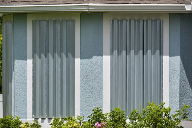 Repaired Hurricane Shutters